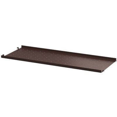 Metal Shelf 78 x 30 cm - Small Edge - Dark Brown