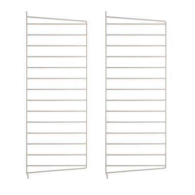 Set de 2 montants muraux 75 x 30 cm - Beige