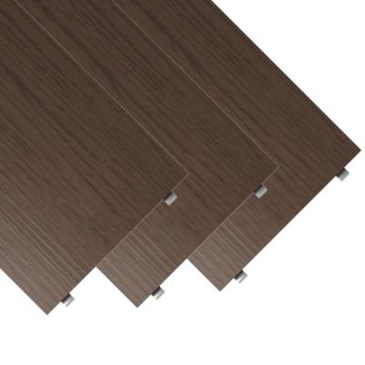 Set of 3 Shelves 78 x 20 cm - Dark Oak