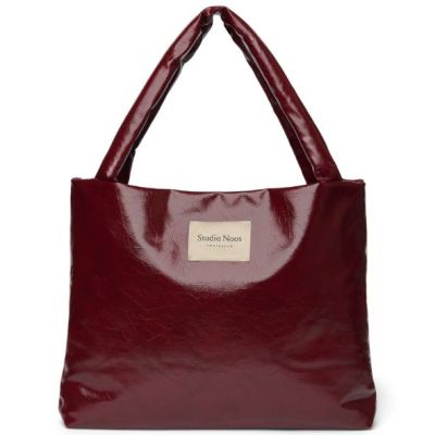 Tragetasche Mom Veganes Leder - Bordeaux