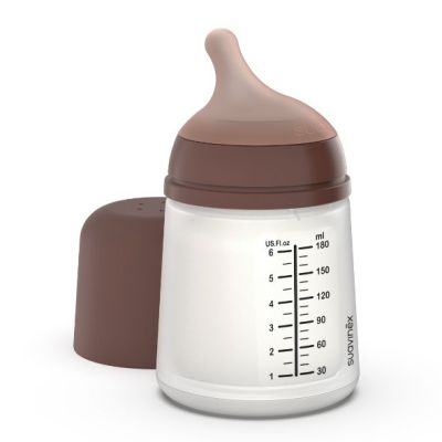 Biberon anti-colique Zerø.Zerø™ - 180 ml - Débit A - Deep