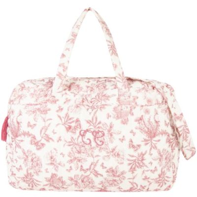 Changing Bag - Toile de Jouy Pink