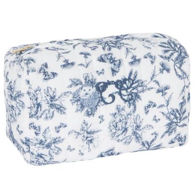 Toiletry Bag - Toile de Jouy Blue