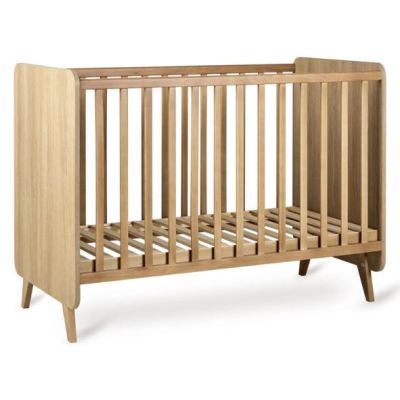 Lit bébé Loft 60 x 120 cm - Chêne Miel
