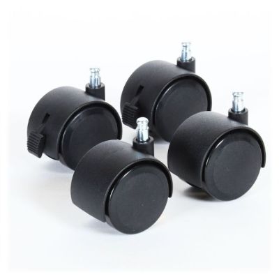 Pack de 4 roues babybay pour parquet de Tobi® - Noir