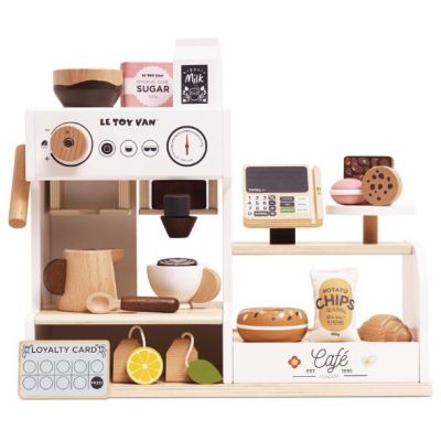 Machine à café Barista & Shop en bois