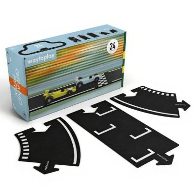 Flexible & Waterproof Toy Car Road - Grand Prix (24 pieces)