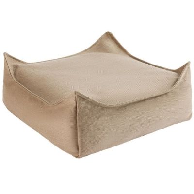 Quadratischer Kindersitzsack Ottoman für draussen - Dune