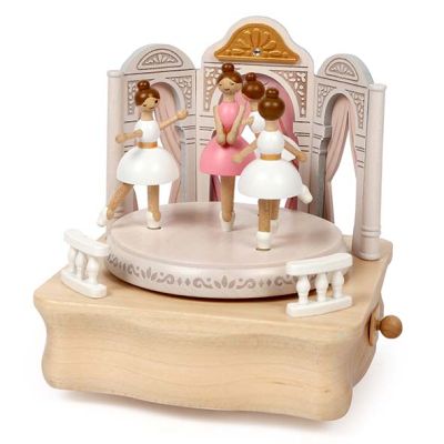Boîte à musique en bois - Ballet