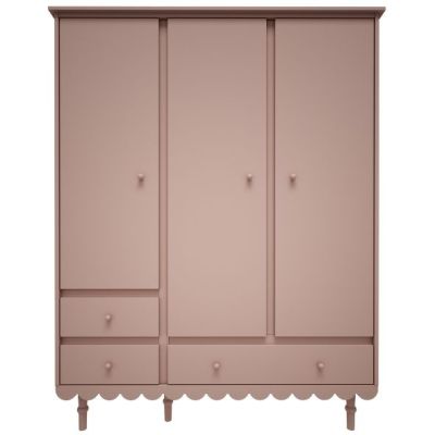 Armoire 3 portes Babushka - Rose