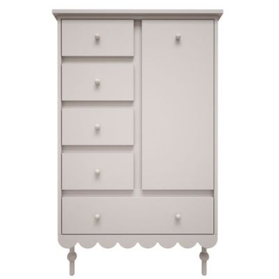 Babushka Low Wardrobe - White