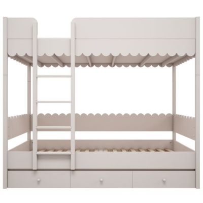Babushka Bunk Bed 90 x 200 cm - White