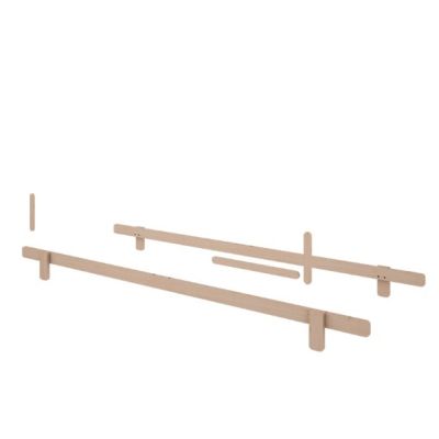 Kit de conversion - Pieds pour lit inférieur Basic 90 x 200 cm - Hêtre