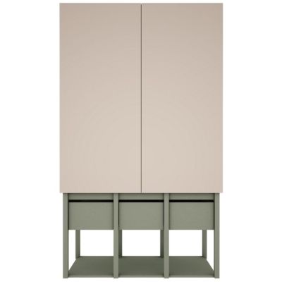 Armoire Tweens - Sable / Eucalyptus