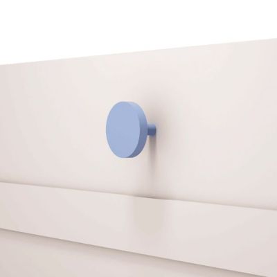Poignée bouton Vintage - Bleu Ciel