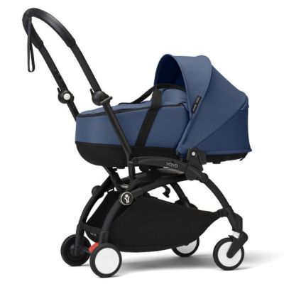 YOYO³ Bassinet Stroller - Dark Blue - Frame color to choose