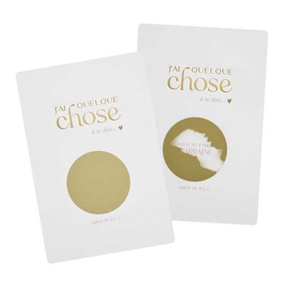 Carte à gratter - Veux-tu être marraine ?