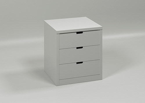 Muba - Asoral Storage Unit with Drawers - Low (wheels optional)
