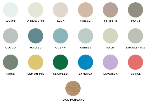 Muba - Asoral - Couleurs