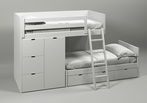 Muba - Asoral - Lit superposé Train
