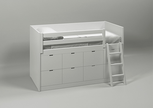 Muba - Asoral - Lit banquette Block XL 8 tiroirs
