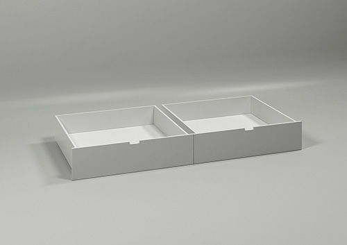 Muba - Asoral Set de 2 tiroirs à roulettes