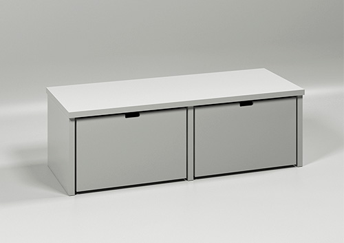 Muba - Asoral Exemple de module de rangement à tiroirs possible
