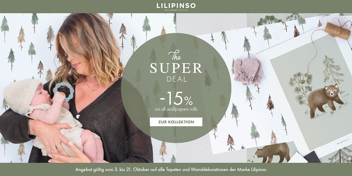 Lilipinso - Super Deal, rabatt auf Tapeten