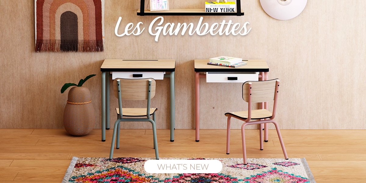 Les Gambettes - Kid's Desks, Kid's Chairs